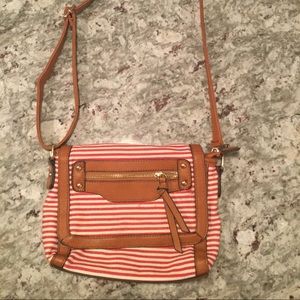 Stripped red purse